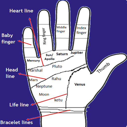 Palmistry in English