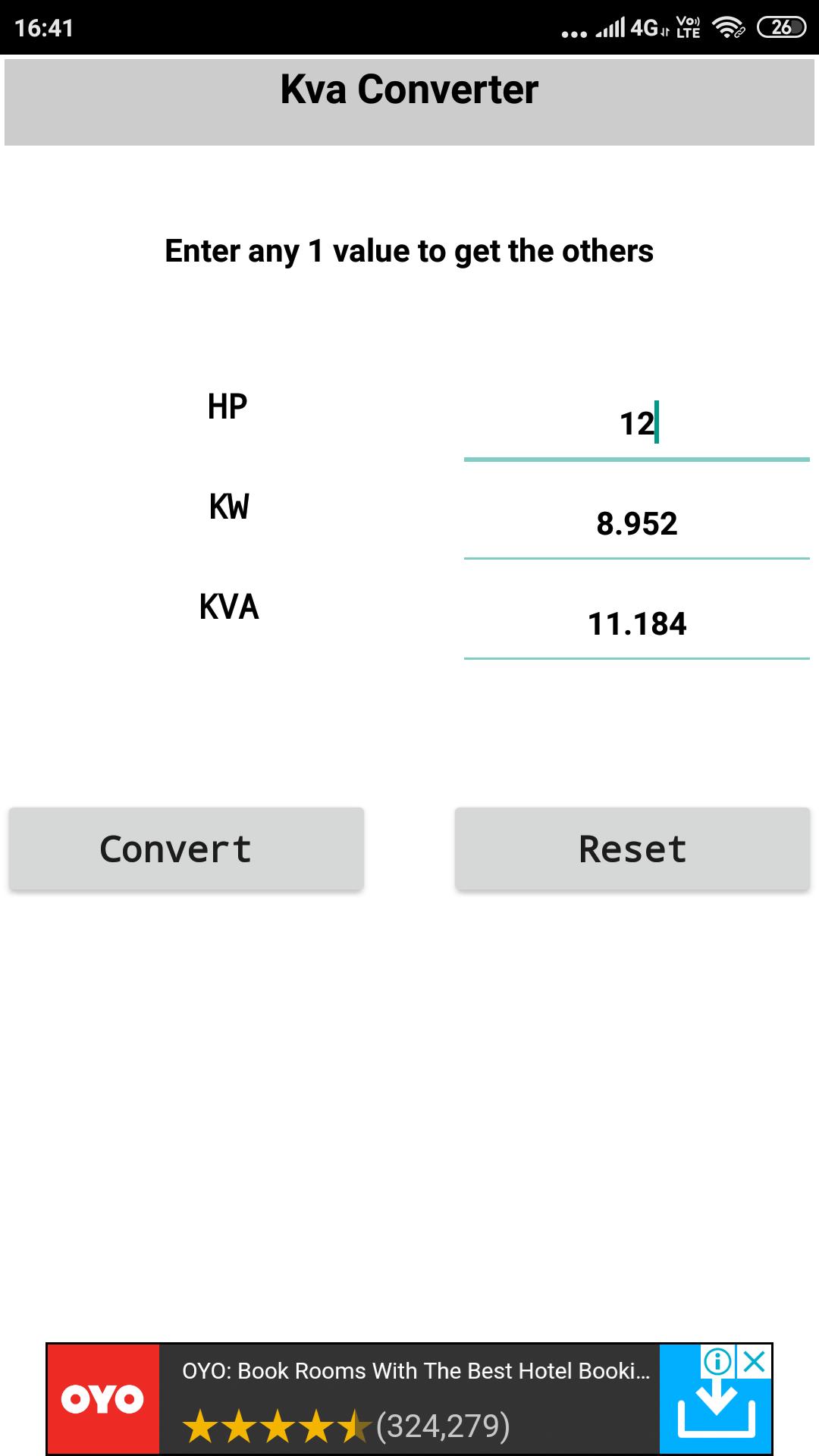 KVA/Hp/Kw Calculator and Conv APK for Android Download