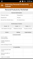Improving Personal Productivity Tutorial screenshot 1