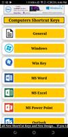 Computers Shortcut Keys - by pmearn.com 截图 2