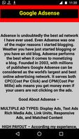 Best Adnetwork for Developer/Blogger capture d'écran 2