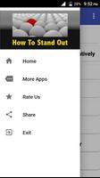 How To Stand Out - Stand Out Tips Plakat