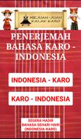 Poster Penerjemah Karo - Indonesia Of