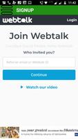 برنامه‌نما webtalk عکس از صفحه