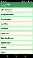 Learn VBA 포스터