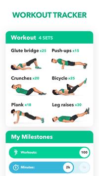 Home Fitness Workout by GetFit - No Equipment poster