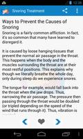 Snoring Treatment स्क्रीनशॉट 3