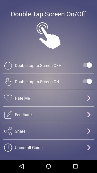 double tap screen iphone
