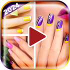 Nail Polish Art Video Tutorial icône