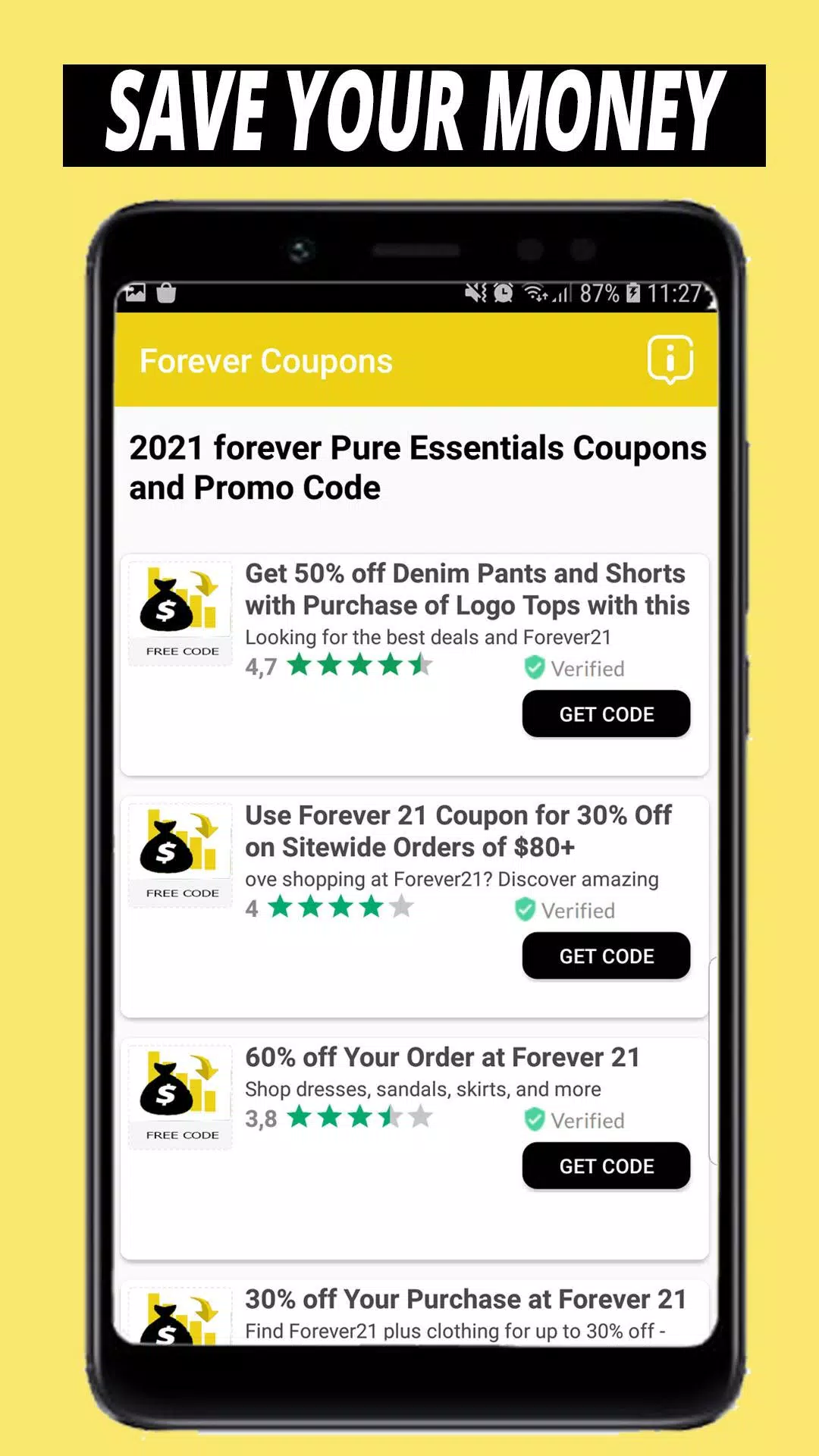 Forever 21 Fashion Coupons Hot Discounts (80%off) for Android - APK Download