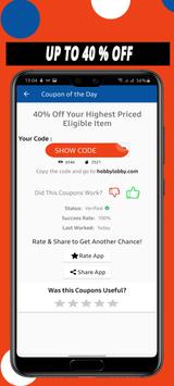 Coupons For Hobby Lobby 截图 13