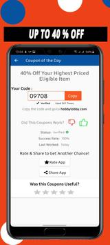 Coupons For Hobby Lobby 截图 4
