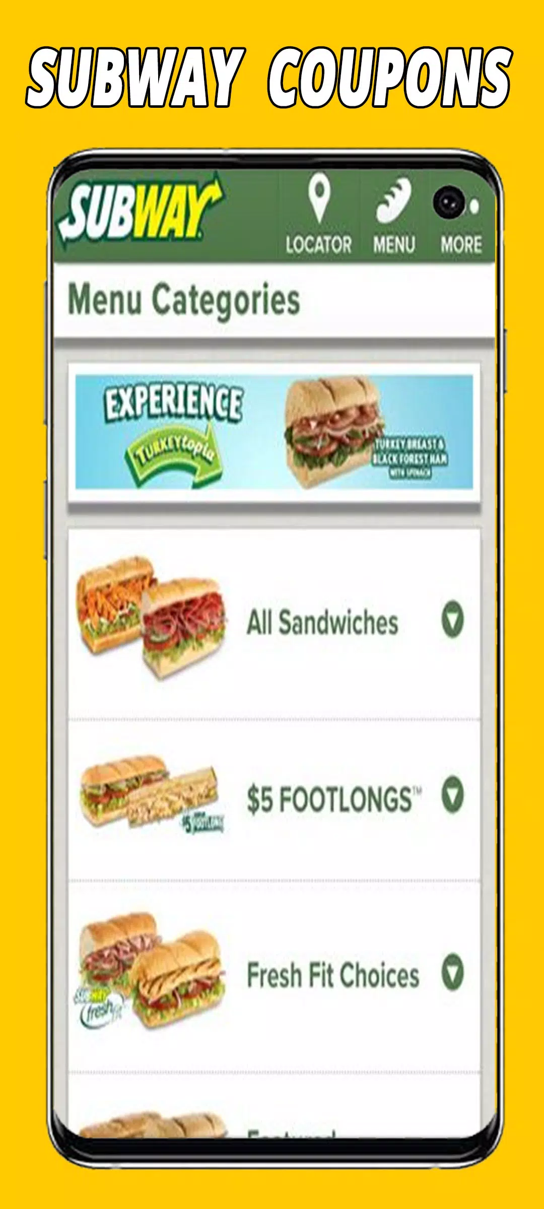 Coupons for Subway - Free coupons & deals APK for Android Download