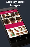 Hairstyles Step by Step Girls capture d'écran 3
