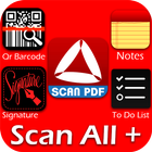 Scan All in One+ PDF doc qr आइकन