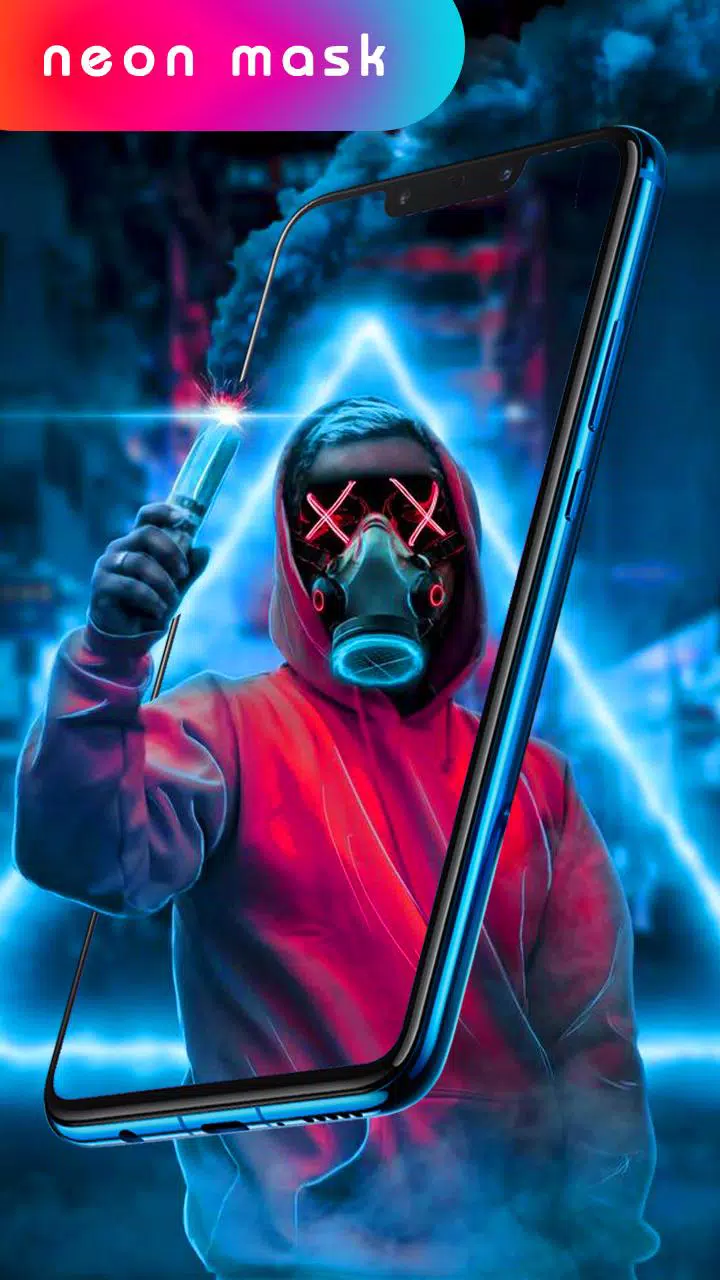 Neon Mask Wallpaper Led Purge Wallpaper Apk For Android Download