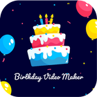 Birthday Video Maker & Music icône