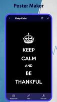 Keep Calm Poster Generator poster