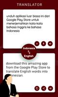 Indonesia English Translator poster