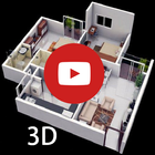 3D Home Designs: Plan de Casa Designs y vídeos icono