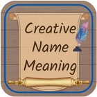 Creative Name Meaning icône