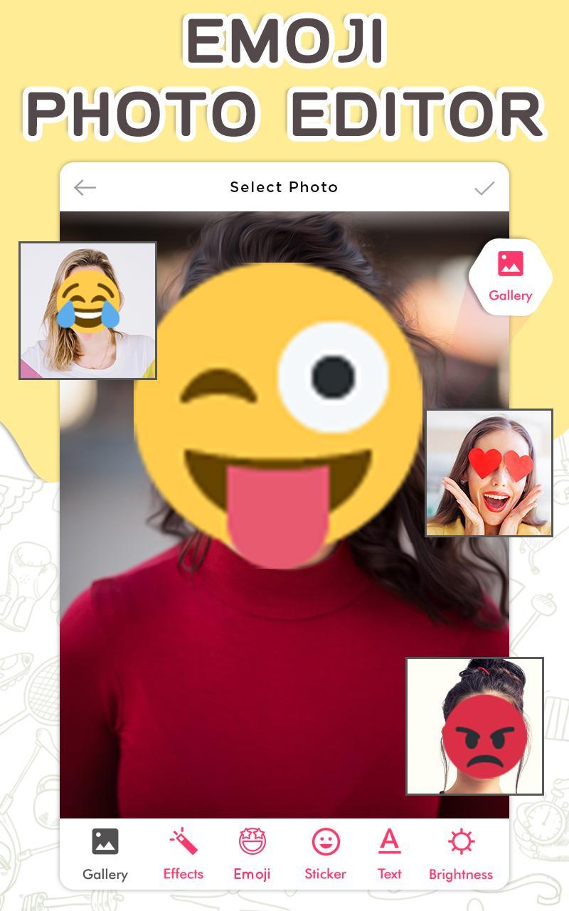 Скачать Emoji Photot Editor Emoji Sticker Maker APK для Android