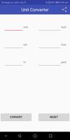 Length Converter - cm, mm to inch, feet الملصق