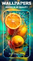 Lemon Fruit Wallpaper Affiche