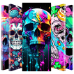 Color Skull Wallpaper