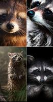 Raccoon Wallpapers الملصق