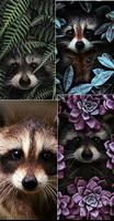 Raccoon Wallpapers تصوير الشاشة 1