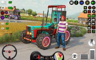 Tractor Farming Games Sim 3D Affiche