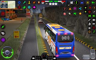 City Coach Bus Driving Sim 3D Cartaz