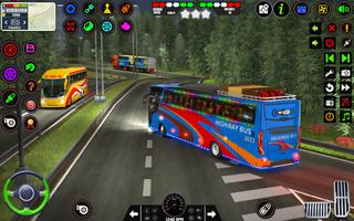 City Coach Bus Driving Sim 3D تصوير الشاشة 1