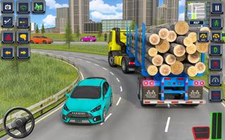 US Truck Driving Transport 3D 截图 1