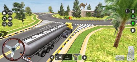 Truck Driving Cargo Truck Game captura de pantalla 2
