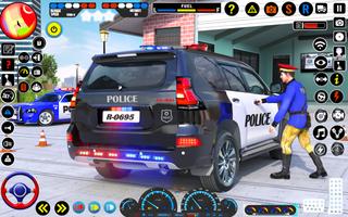 Us Police Car Cop Car Games 3D Affiche