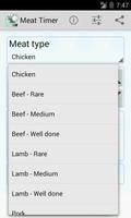 Meat Cooking Timer اسکرین شاٹ 1