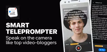 Teleprompter for video, audio