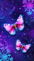 Purple Butterfly Live Wallpape スクリーンショット 3