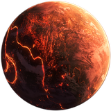 3D Flame doom planet live wall Zeichen