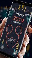 2019 New Year APUS Live Wallpaper imagem de tela 1