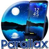 Moon Reflected in Water APUS Live Wallpaper icono