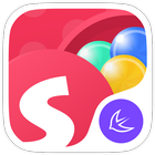 Round Colorful Ball Box --APUS icon