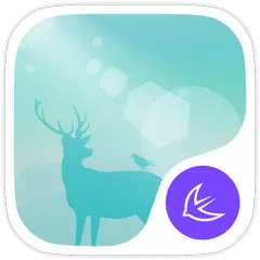 download Deer in the forest theme APK