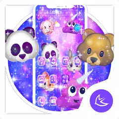 Animal Emoji APUS Launcher theme APK download