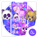 Animal Emoji APUS Launcher theme aplikacja