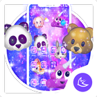 Animal Emoji APUS Launcher theme biểu tượng