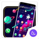 Cute Space Astronaut APUS Laun icono