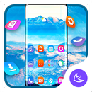 Blue Mountain APUS Launcher theme APK